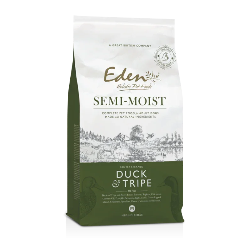Eden 60/40 Succulent Semi-Moist Duck & Tripe - Eden Holistic Pet Foods