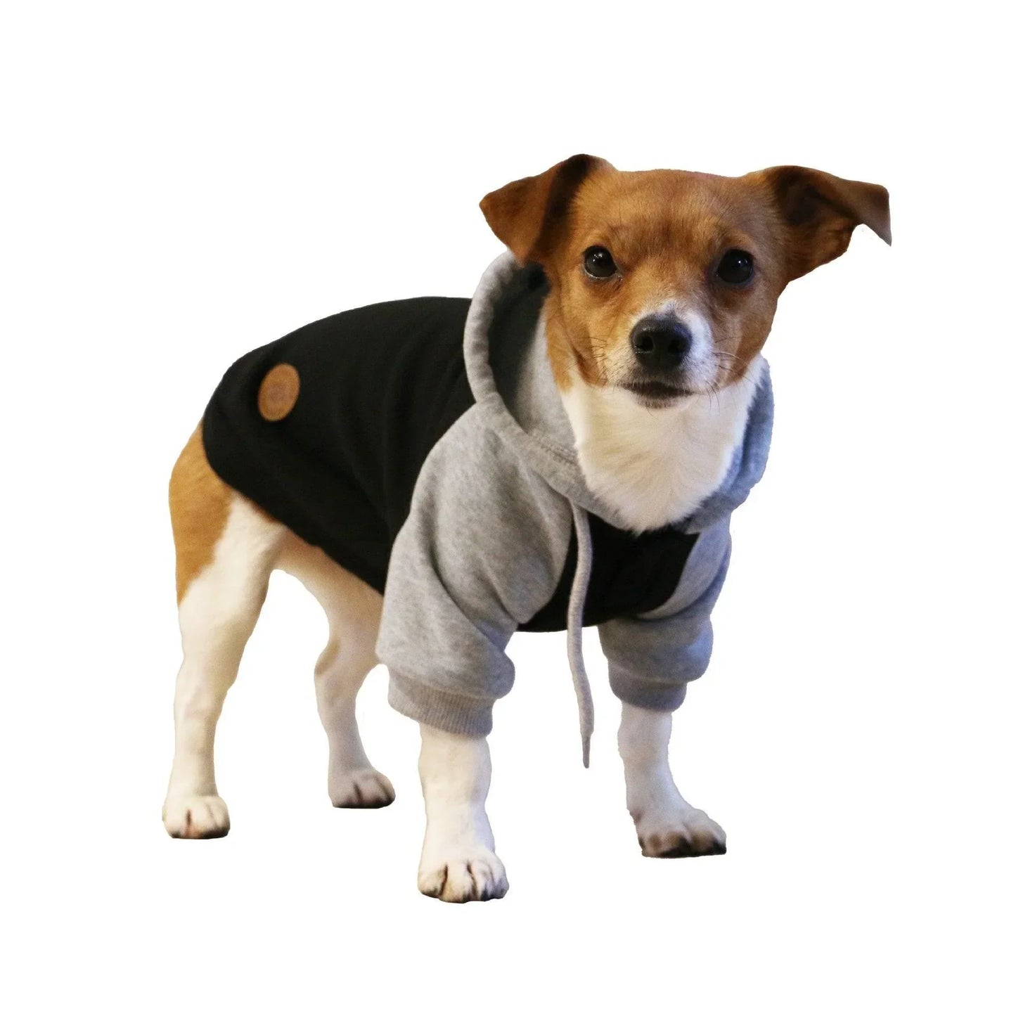 Ancol Muddy Paws Black & Grey Hoodie Jumper Extra Small - North East Pet Shop Ancol