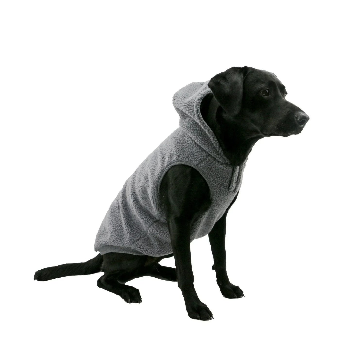 Ancol Muddy Paws Teddy Sherpa with Fleece Grey Coat Medium - North East Pet Shop Ancol