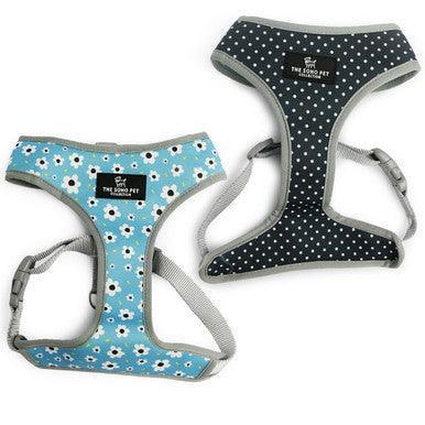 Ancol Soho Daisy/Polka Dot Patterned Harness L - North East Pet Shop ANCOL
