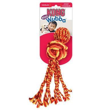 KONG Wubba Weaves with Rope Assorted Large - North East Pet Shop KONG