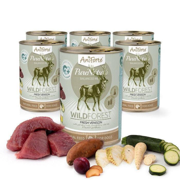 PureNature Wild Forest - Wet food for dogs - 6 x 800 g - North East Pet Shop Aniforte