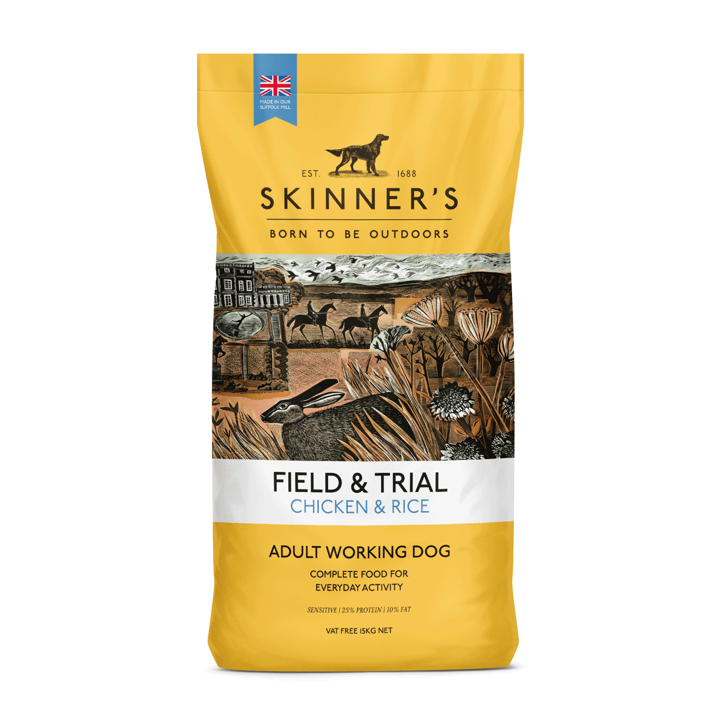 Skinners Field & Trial Adult Chicken & Rice 2.5kg - North East Pet Shop Skinners