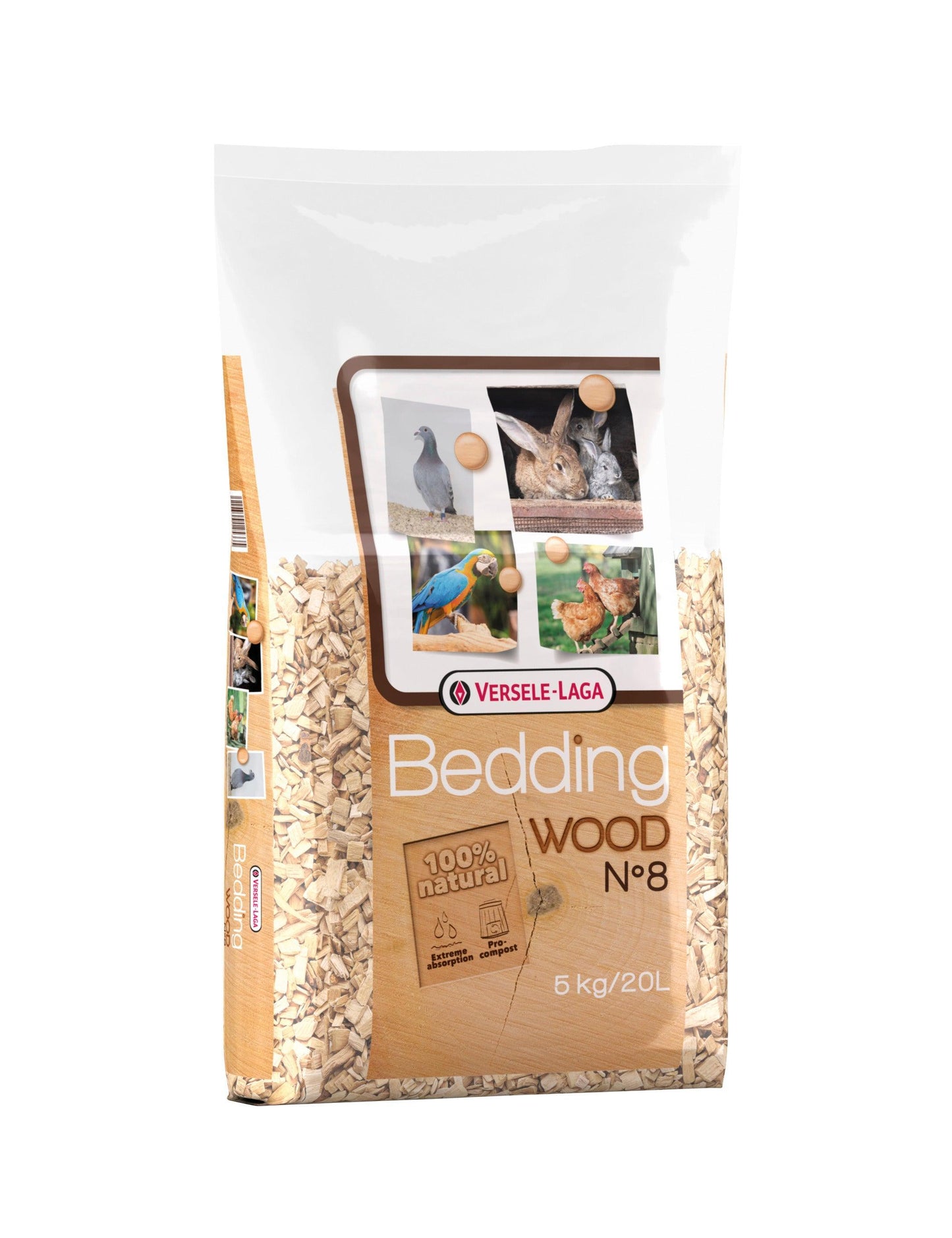 Versele Laga Wood Bedding No.8 15kg - North East Pet Shop Versele Laga