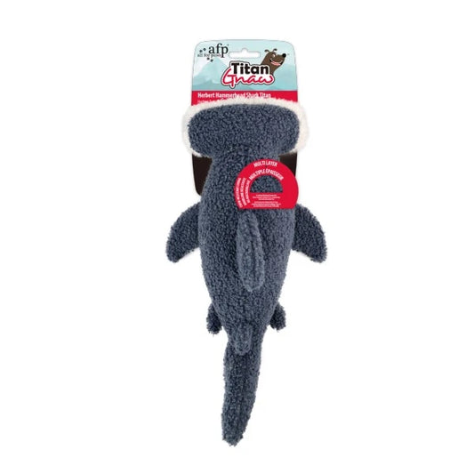 All For Paws Titan Gnaw Herbert Hammerhead Shark Titan