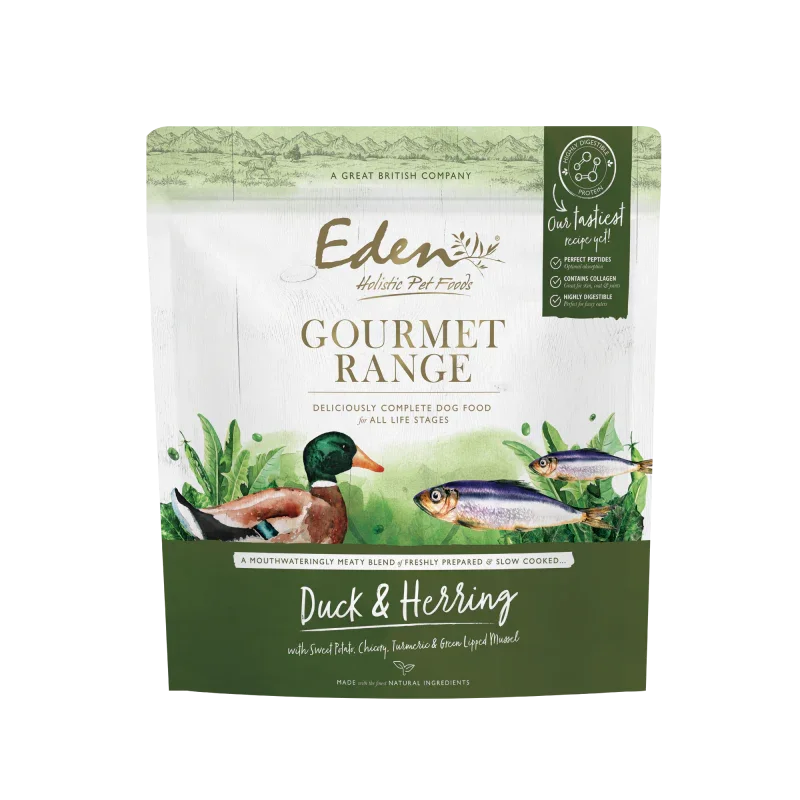 Gourmet Range Duck & Herring 2kg - Eden Holistic Pet Foods