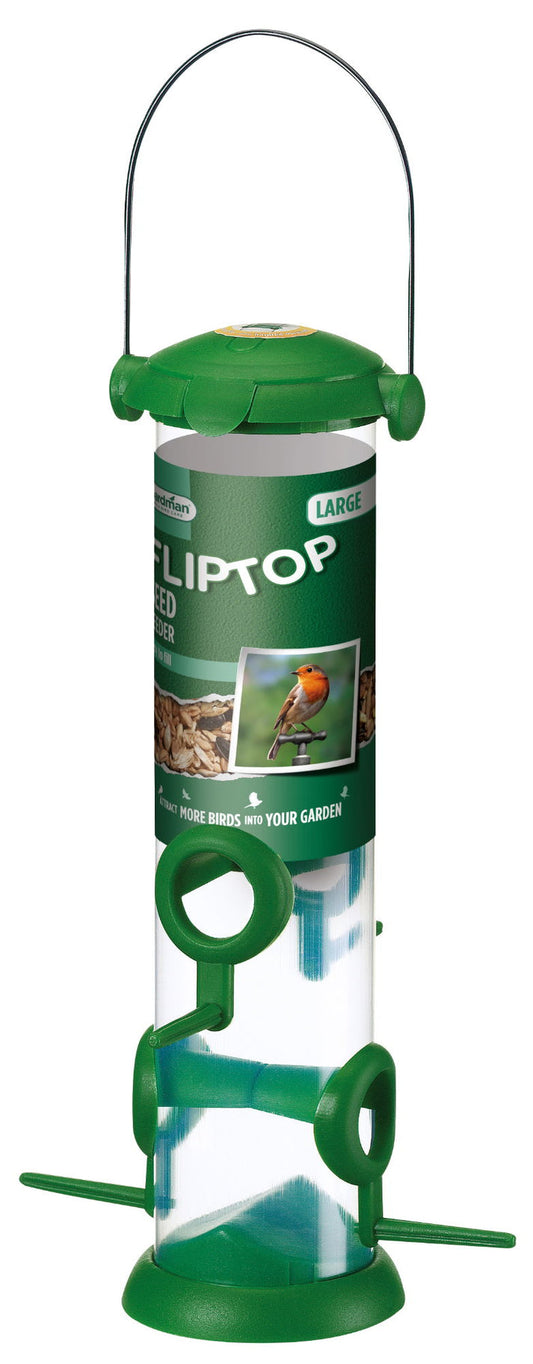 Gardman Flip Top Large Seed Feeder