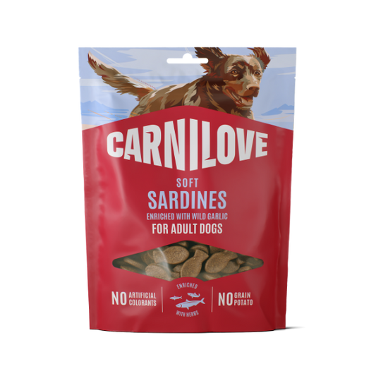 Carnilove Sardines with Wild Garlic Soft Dog Treats 200g