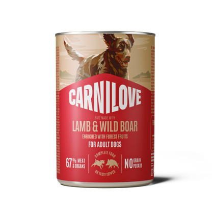Carnilove Lamb & Wild Boar 400g