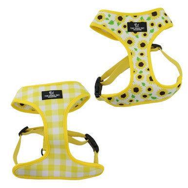 Ancol Soho Sunflower Yellow Check Reversible Harness Small - North East Pet Shop ANCOL