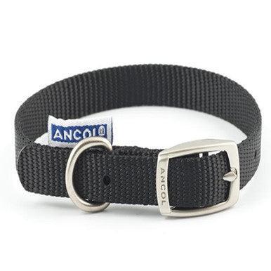 Ancol Viva Collar Black 28-36cm Size 3 - North East Pet Shop ANCOL