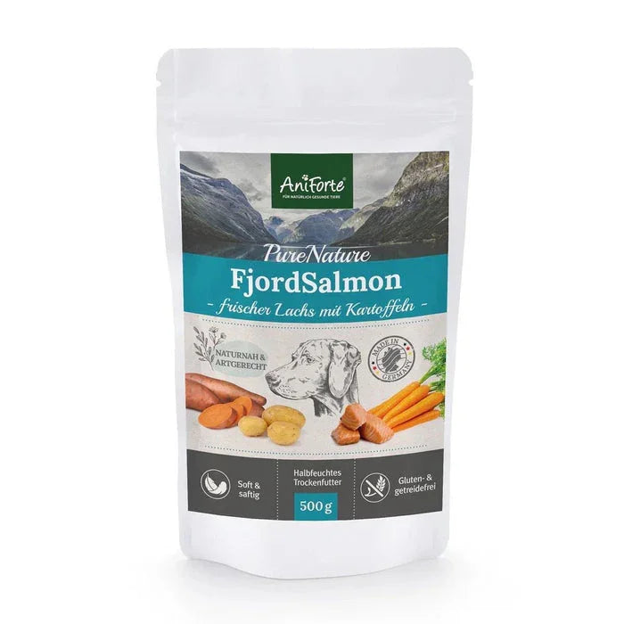AniForte® Semi-Moist Cold-Pressed Dog Food Salmon - North East Pet Shop Aniforte