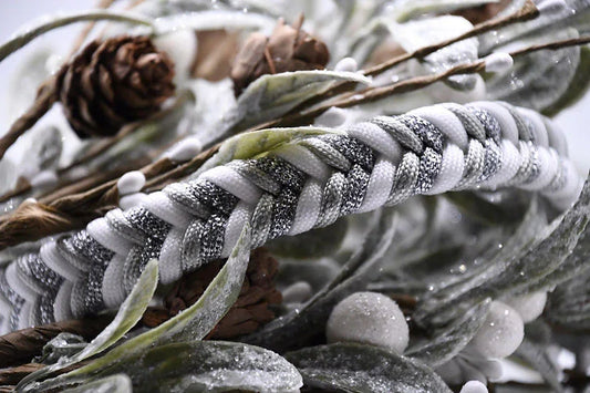 Jack Frost Braided - Handmade Paracord Dog Collar
