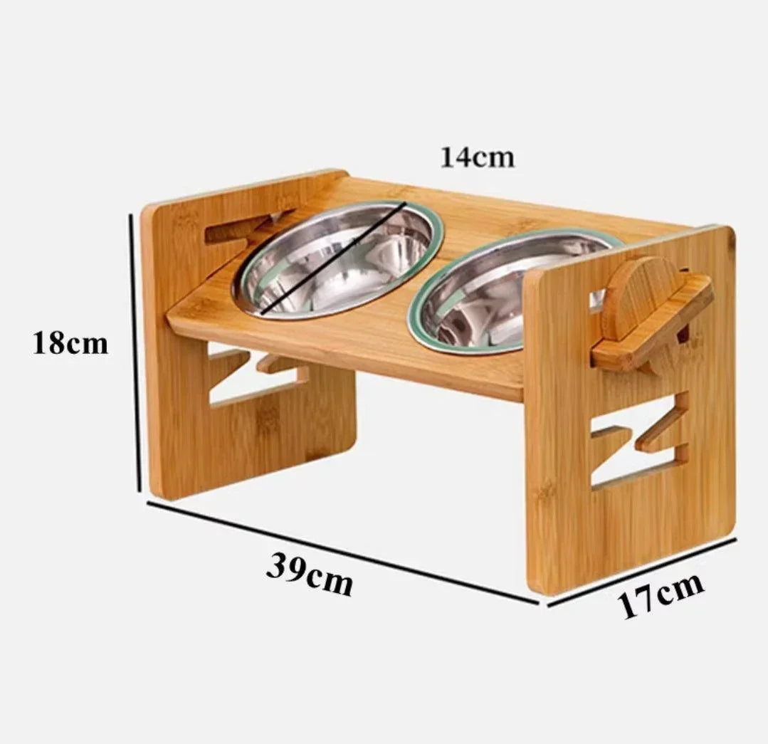 Burnwood Adjustable Dog Bowl & Stand - North East Pet Shop Dog Shack UK