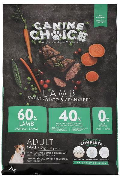 Canine Choice Super Premium Gf Small Adult Dry Lamb 7kg - North East Pet Shop Canine Choice