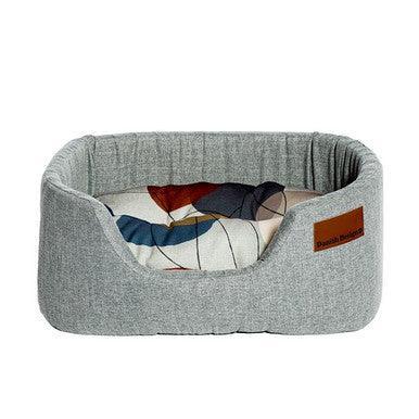 Danish Design Colour Block Silver Lux Slumber Bed Medium - North East Pet Shop Danish Deisgn