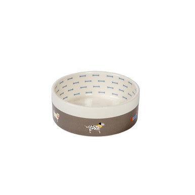 Danish Design FatFace Marching Dogs Pet Bowl - North East Pet Shop Danish Deisgn