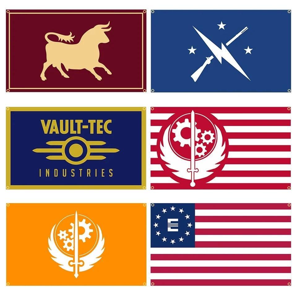 Fallout Flag 150cm x 240cm - North East Pet Shop North East Pet Shop