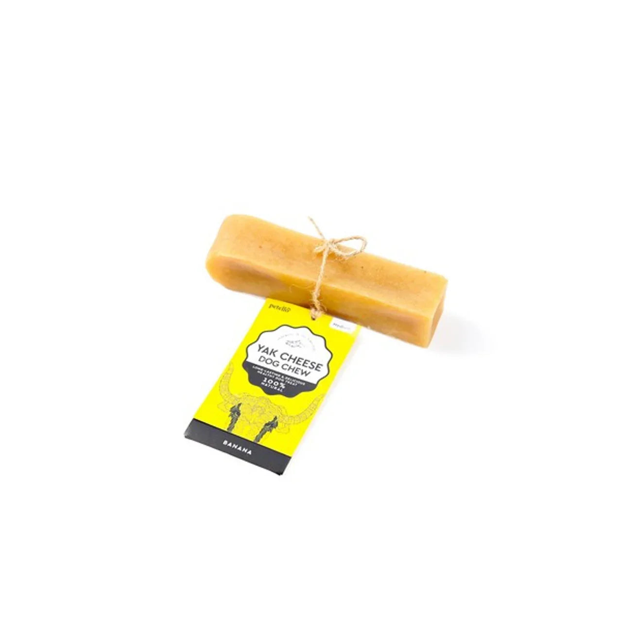 Petello Yak Cheese with Banana Dog Chew 75g - North East Pet Shop Petello
