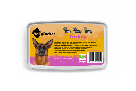 Wolf Tucker Working Dog Turkey Meal 1kg