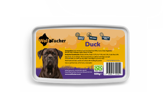 Wolf Tucker Working Dog Duck Meal 1kg