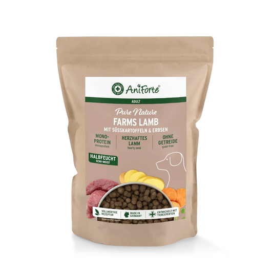 AniForte® Semi Moist Cold-Pressed Dog Food Lamb