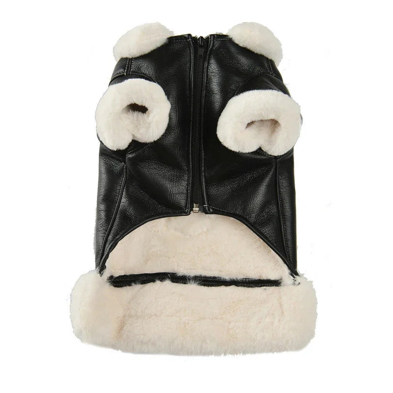 Screaming Eagle Leather Dog Jacket - North East Pet Shop Dog Shack UK