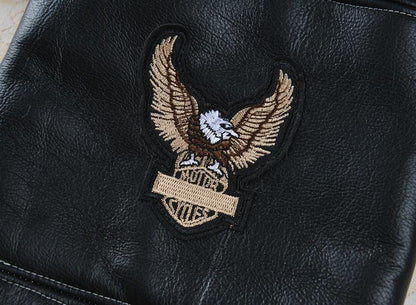 Screaming Eagle Leather Dog Jacket - North East Pet Shop Dog Shack UK