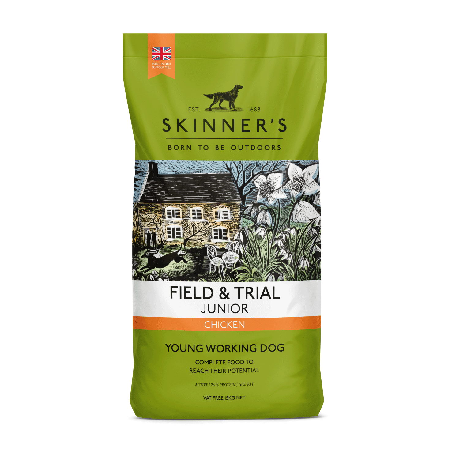 Skinners Field & Trial Junior Chicken 2.5kg - North East Pet Shop Skinners