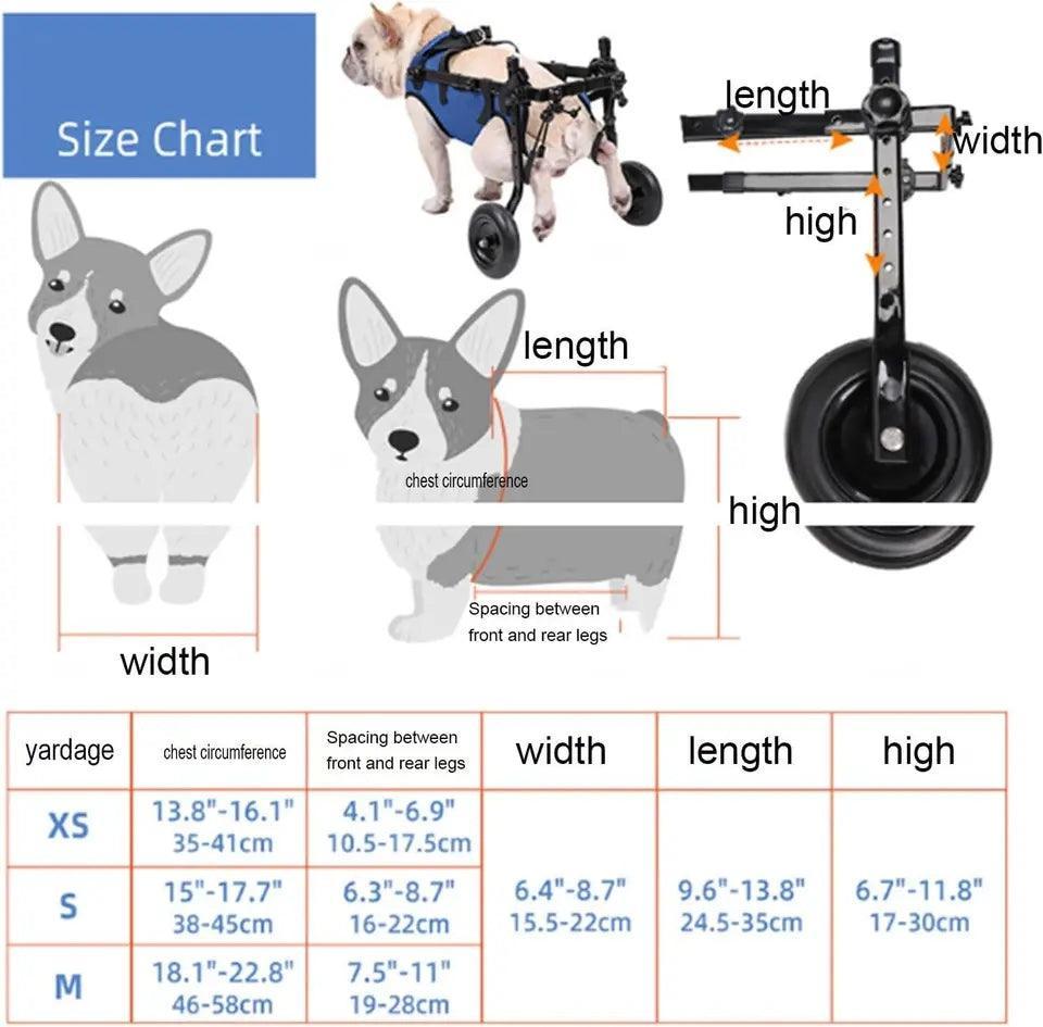 Small Dog Wheelchair - North East Pet Shop Dog Shack UK